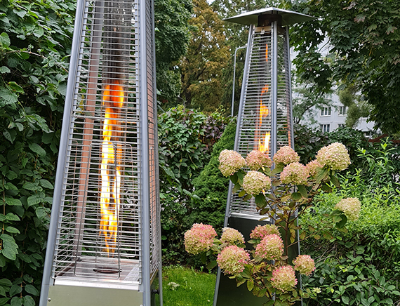 Terases gāzes sildītājs noma